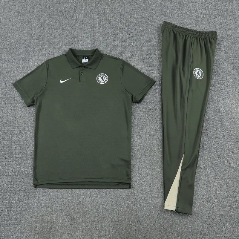 Fato de treino POLO do Chelsea 2025/26, verde