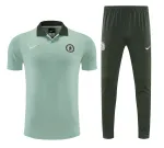 Chelsea 2025/26 POLO Trainingsanzug Hellblau Chelsea 2025/26 POLO Training Suit Light Blue