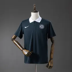 Chelsea 2025/26 Polohemd Grau – Produktfoto 17,99 $ – Chelsea 2025/26 Polohemd, grau