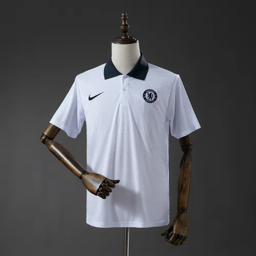 Chelsea 2025/26 POLO Hemd Weiß