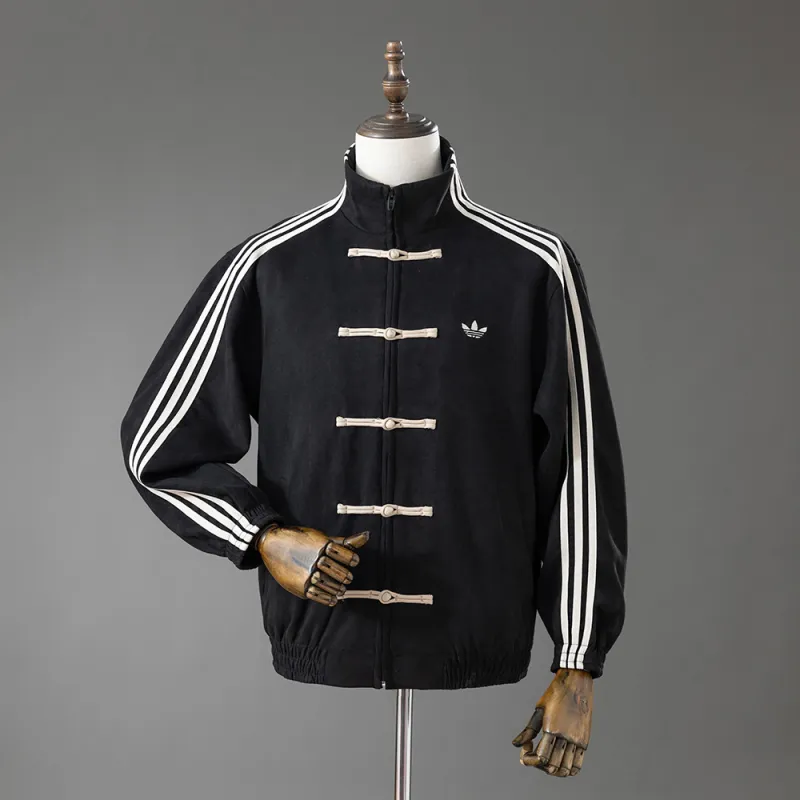 (Chinesisches Neujahr 2026) Jacke im Tang-Stil, schwarz