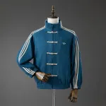 2026 Chinese New Year Tang/style jacket Cowboy Blue