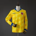 Colômbia 1994 Home Retro Long Sleeve Jersey Colômbia 1994 Home Retro Long Sleeve Jersey