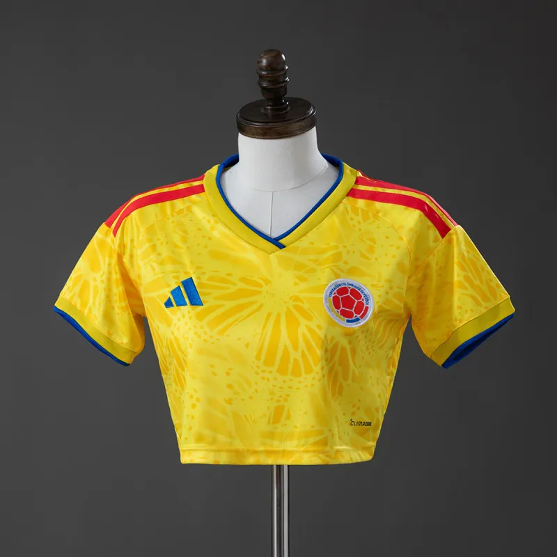 Colombia 2026 Home Women’s Crop Top Style