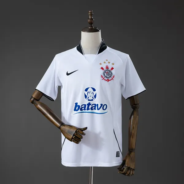 Maglia retrò dei Corinthians del 2009 - Qualità di prima scelta - Vista dettagliata