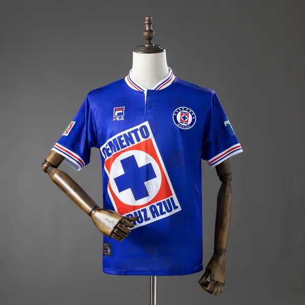 1998 Cruz Azul retro soccer jersey - A-Grade Quality Detail View