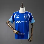 Cruzeiro 2026/27 All sponsors Training Soccer Jersey Blue Maillot d'entraînement de football Cruzeiro 2026/27, tous sponsors, bleu