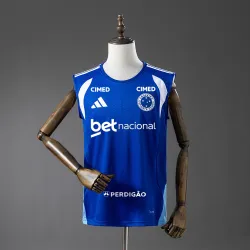 US20.99 - Cruzeiro 2026/27 Todos los patrocinadores Camiseta de entrenamiento sin mangas Azul