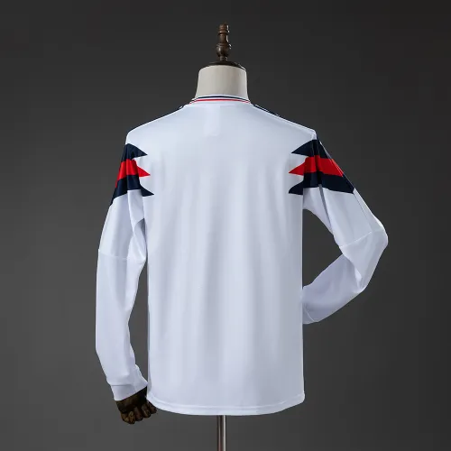 Maglia Inghilterra 1990 Home Retro a maniche lunghe