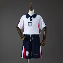 US20.98 - England 1998 Home Retro Kids Kit Jersey