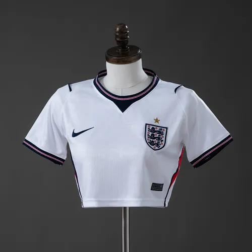 England 2026 Home Damen Crop Top Style