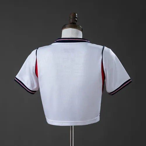 Inglaterra 2026 Home Estilo Crop Top de Mujer
