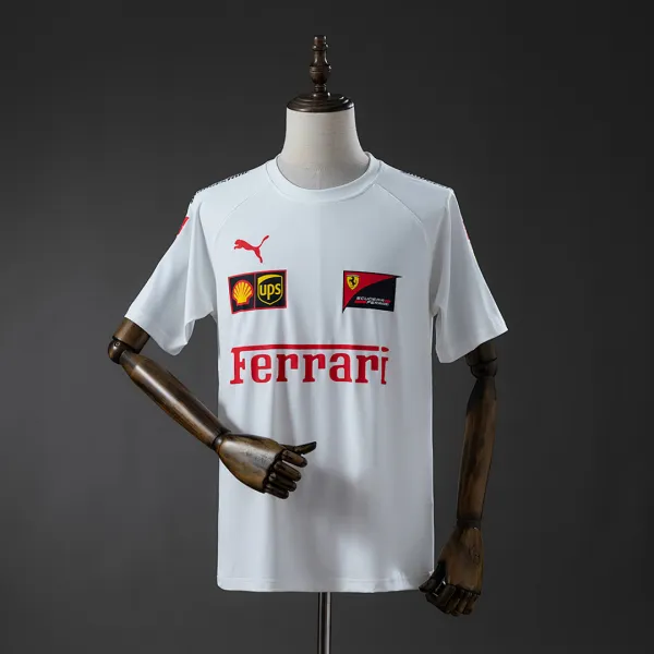 T-shirt da Ferrari F1 - Qualidade de 1.ª classe - Vista detalhada