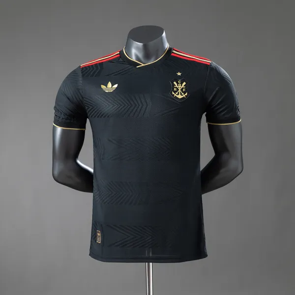 Camisola autêntica do Flamengo 25/26 versão jogador - Qualidade A Vista detalhada