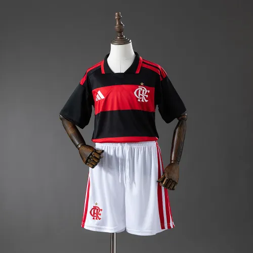 Flamengo 2026/27 Home Soccer Jersey Kids Kit