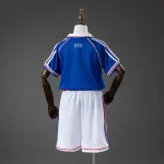 France 1998 Home Retro Kids Kit Jersey