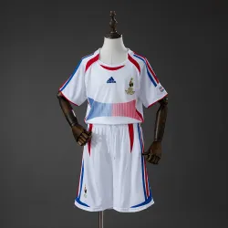 France 2006 Home Retro Kids Kit Jersey - product photo US20.98 - France 2006 Home Retro Kids Kit Jersey