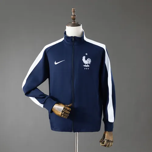 França Les Bleus 2014 Home Retro Jacket Jersey