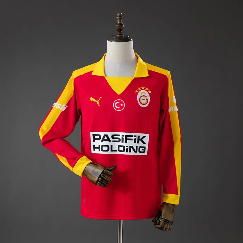 Galatasaray 2025/26 Retro Edition Camiseta roja de manga larga
