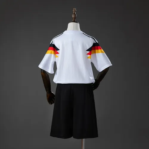 Allemagne 1990 Home Retro Kids Kit Jersey