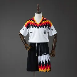 Germany 1994 Home Retro Kids Kit Jersey - product photo US20.98 - Germany 1994 Home Retro Kids Kit Jersey