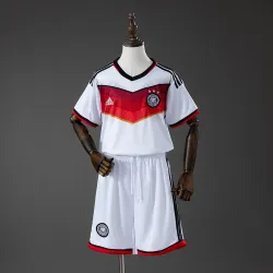 Germany 2014 Home Retro Kids Kit Jersey - product photo US20.98 - Germany 2014 Home Retro Kids Kit Jersey