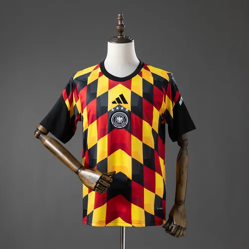 Camisola de pré-jogo do Campeonato do Mundo de 2026 da Alemanha