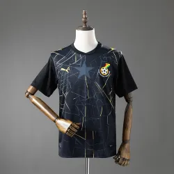 Ghana 2026 World Cup Black Men's Jersey front view, showcasing team crest. This Ghana national team jersey.