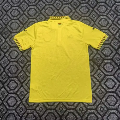 Camisola de futebol amarela versão especial do Campeonato do Mundo de 2026 do Gana