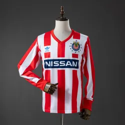 US21.99 - Chivas De Guadalajara 1990/91 Home Long Sleeve Retro Jersey