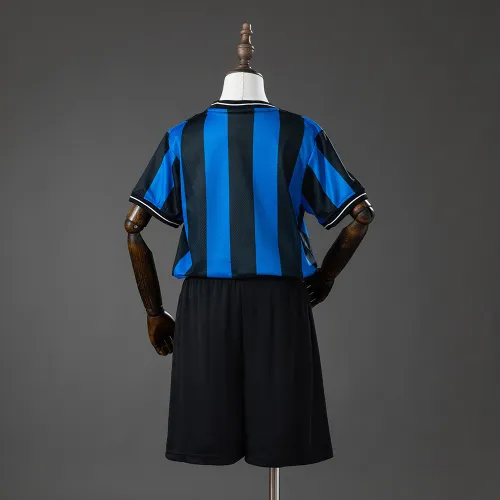 Inter de Milão 09/10 Casa (Liga dos Campeões da UEFA) Retro Kids Kit Jersey