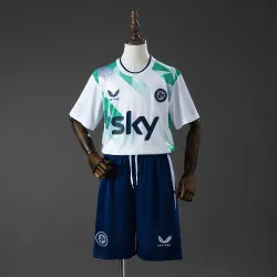 Ireland 2026 Away Kids Kit - product photo Ireland 2026 Away Kids Kit front view, a vibrant Ireland national team kids uniform.