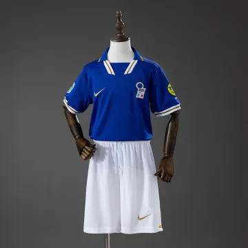 Italië 1996 Thuis Retro Kids Kit Jersey