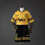 Camiseta retro para niños del Liverpool, tercera equipación de visitante, temporada 94/96 Liverpool 94/96 Third Away Retro Kids Kit Jersey