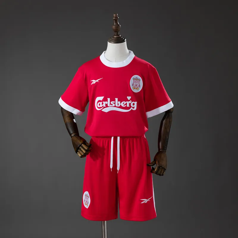 Liverpool 95/96 Home Retro Kids Kit Jersey