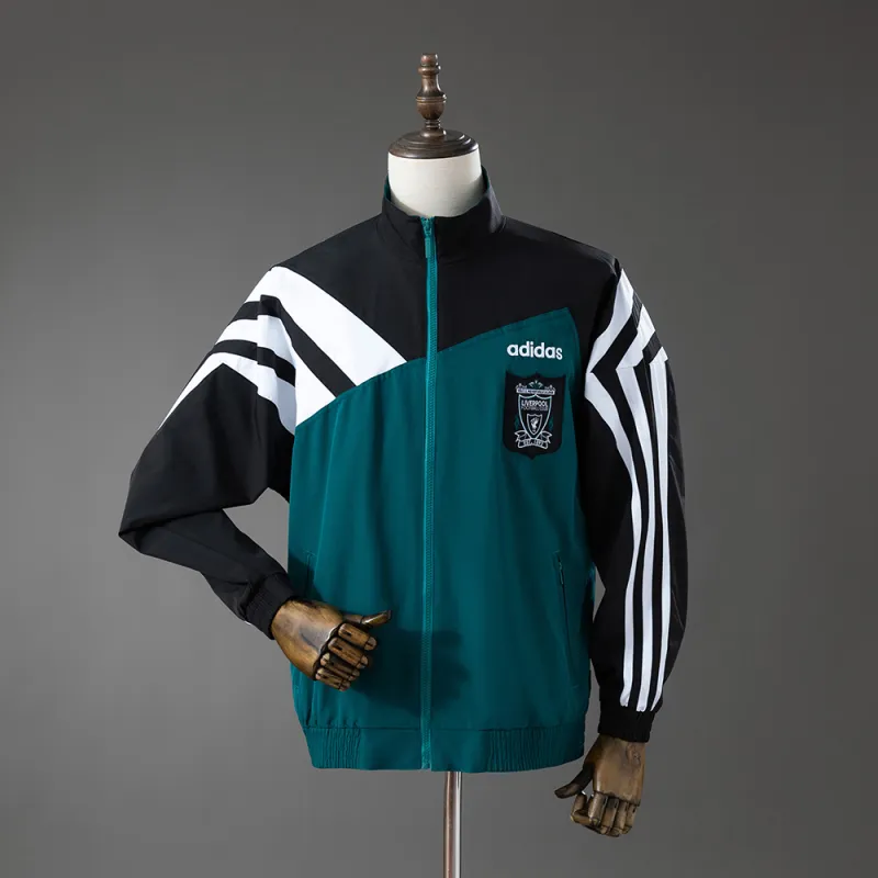 Liverpool 95/96 Track Jacket Top – Green