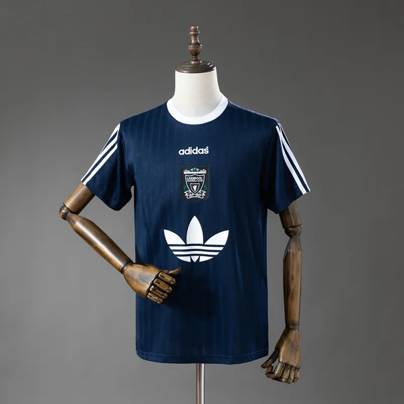 Liverpool Polyester T-shirt 95 Navy Blue