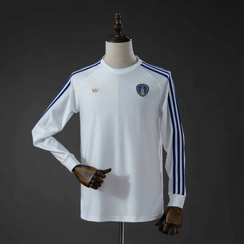 Camiseta de manga larga blanca «Leeds United Terrace Icons»