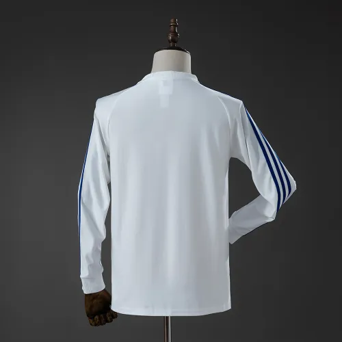T-shirt de manga comprida branca com os ícones do Leeds United Terrace
