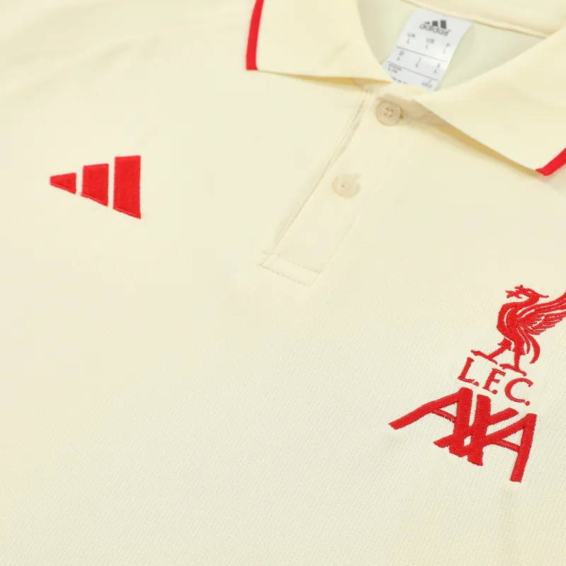 Liverpool 2025/26 POLO Training Suit Blanco