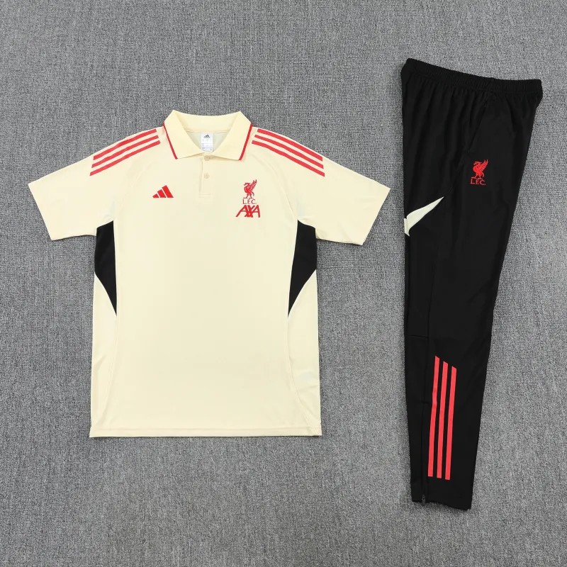Liverpool 2025/26 POLO Training Suit Blanco