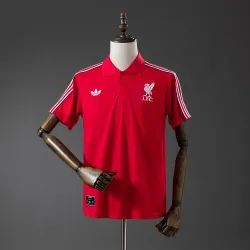 Liverpool 2025/26 POLO Shirt Red - product photo US17.99 - Liverpool 2025/26 POLO Shirt Red