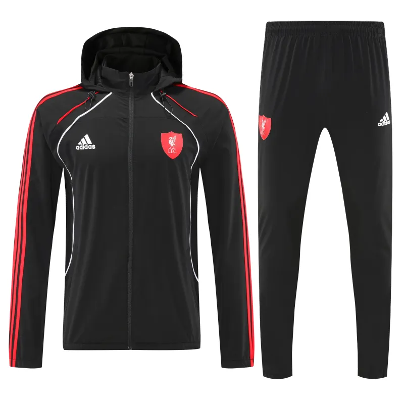 Fato de treino com blusão corta-vento do Liverpool 2026/27, preto