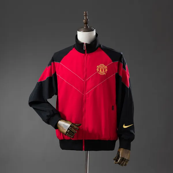 Manchester United Windbreaker///Black/&/Red/S/XXL/007.jpg 06/07 windbreaker - A-Grade Quality Detail View