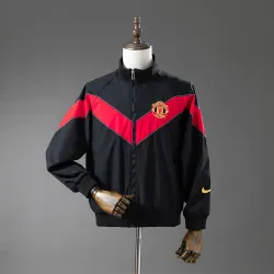 Manchester United 06/07 Windbreaker Black - product photo US38.99 - Manchester United 06/07 Windbreaker Black