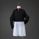 Manchester United 07/08 Away Retro Long Sleeve Kids Kit Jersey