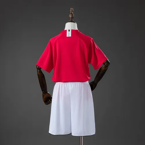 Manchester United 07/08 Home Retro Kids Kit Jersey