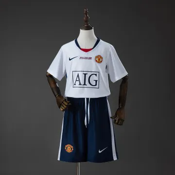 Manchester United 08/09 Away (UEFA Champions League) Retro Kids Kit Jersey
