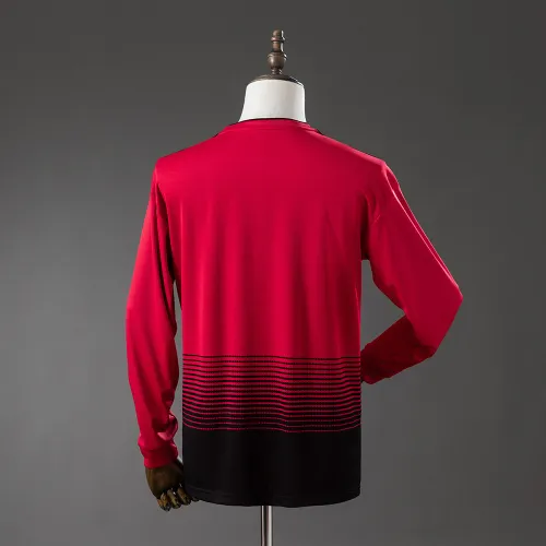 Camisola comprida de manga comprida retro do Manchester United 1819