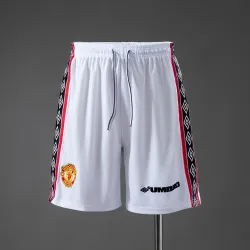 Manchester United 1998 Home Retro Shorts - product photo US14.99 - Manchester United 1998 Home Retro Shorts